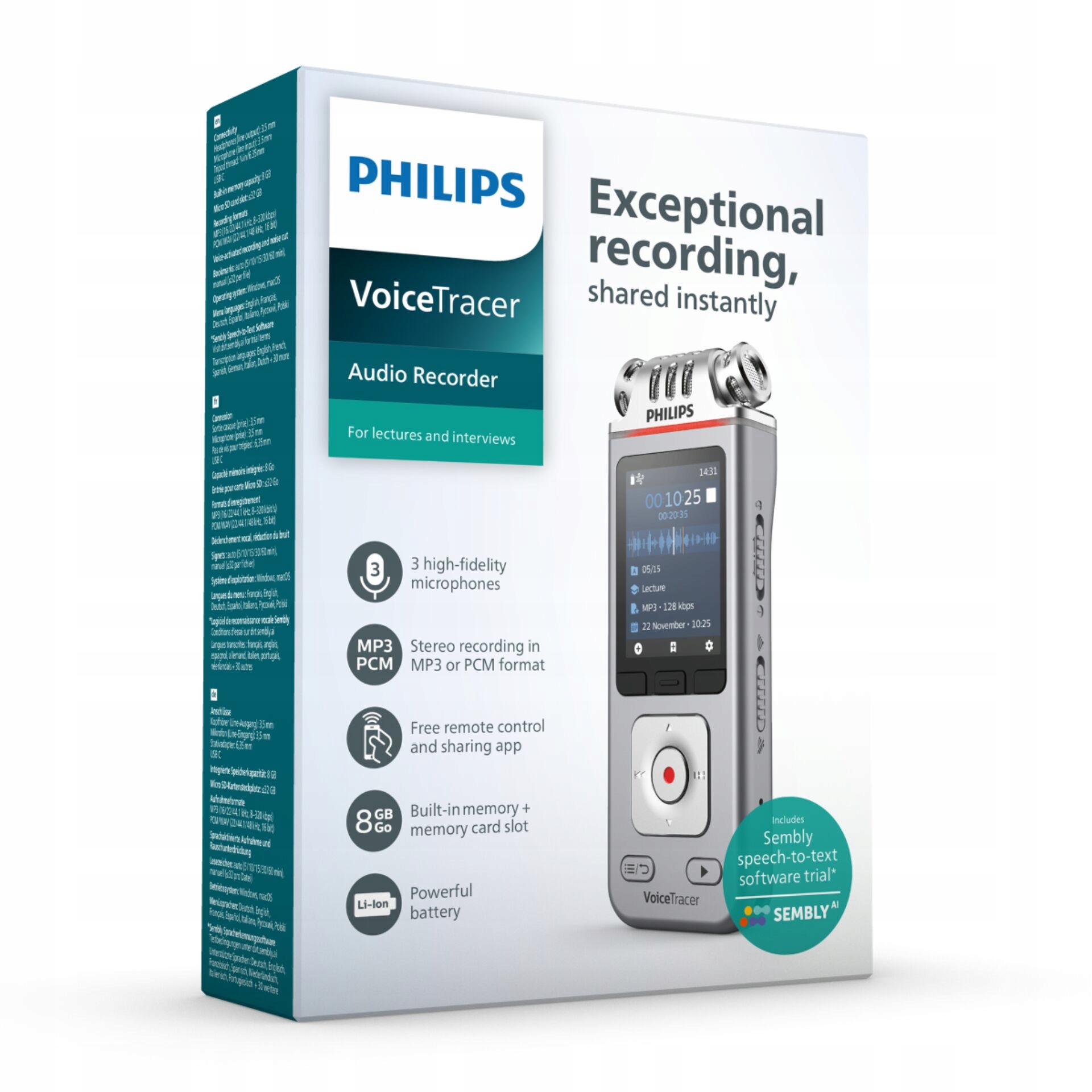 Diktafon Philips DVT4115