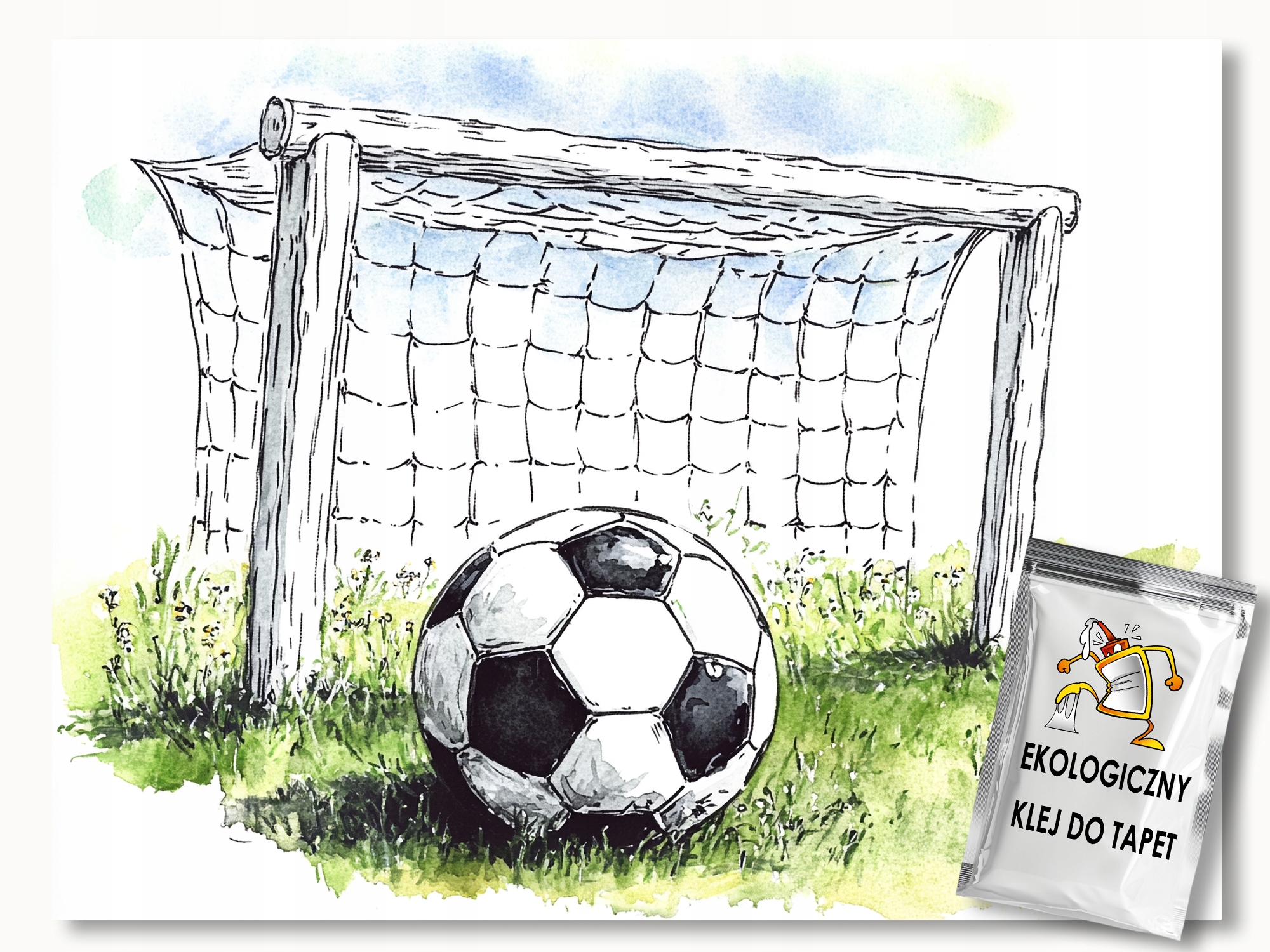 Fototapeta Flizelina Sport Fotbal Hřiště Brána 400x280 lepidlo