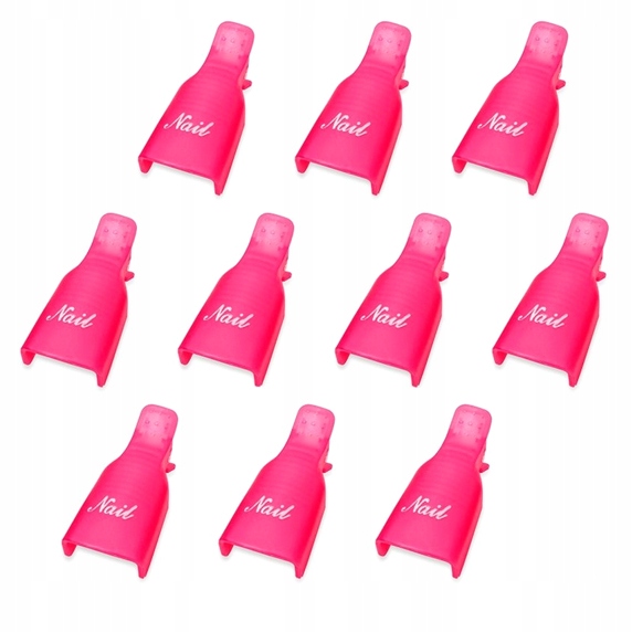 Klipsy Do Ściągania Hybrydy Manicure 10 szt. EAN (GTIN) 5903802811223
