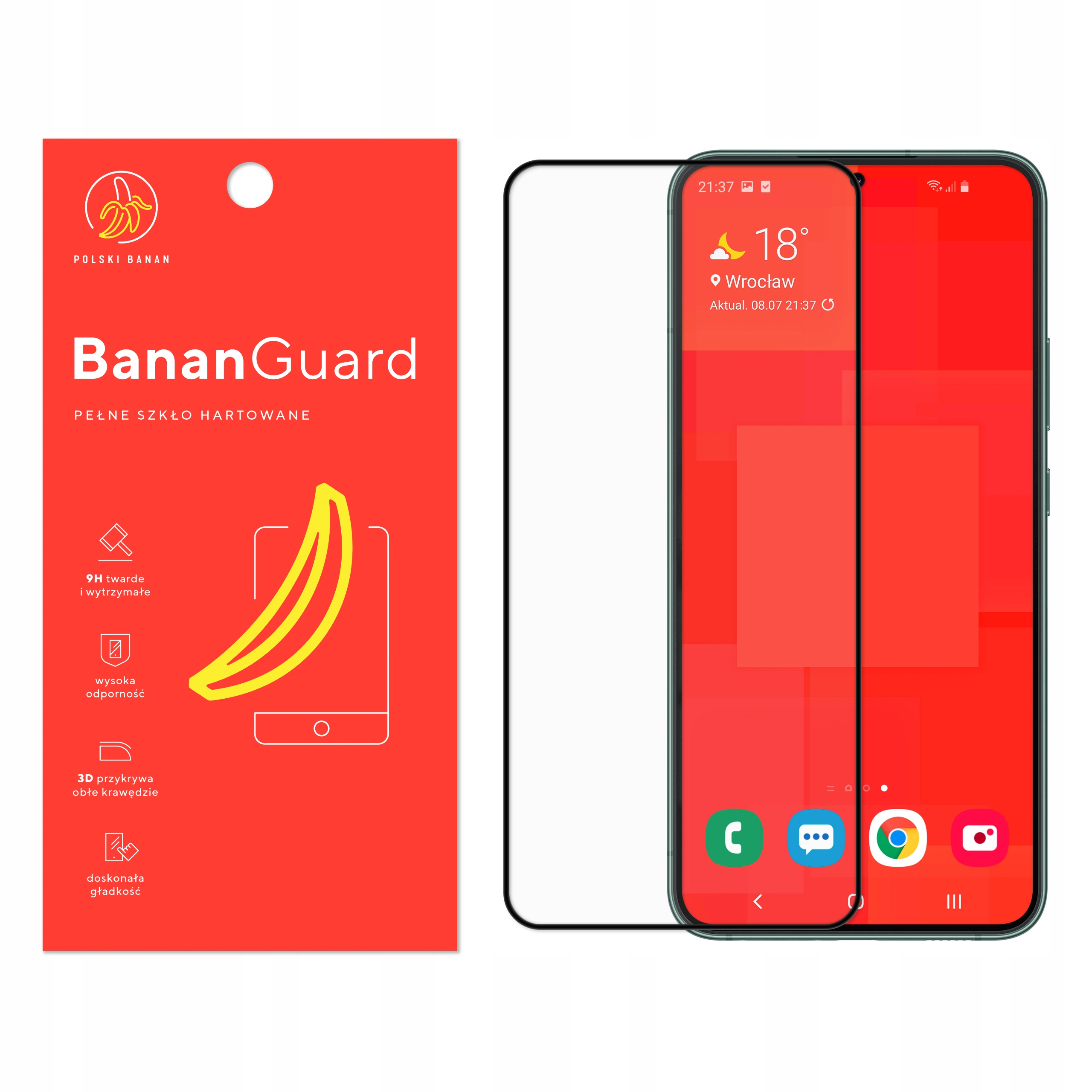 

Szkło Hartowane 3D do Samsung S22+ Plus
