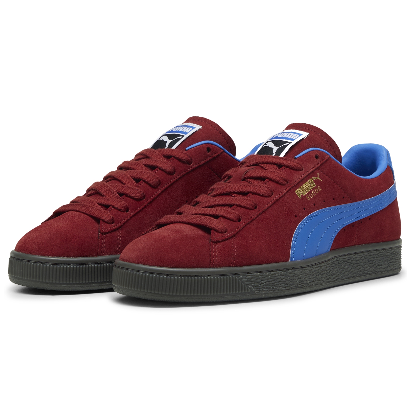 Pánské sportovní boty Puma Suede Terrace 39645108 semišové vínové 42.5