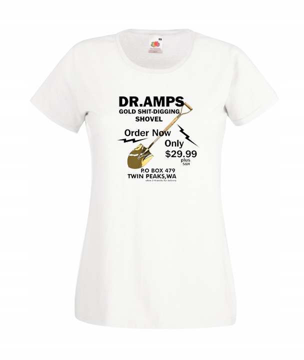 

S Koszulka Damska Twin Peaks Cooper Kawa Wzory