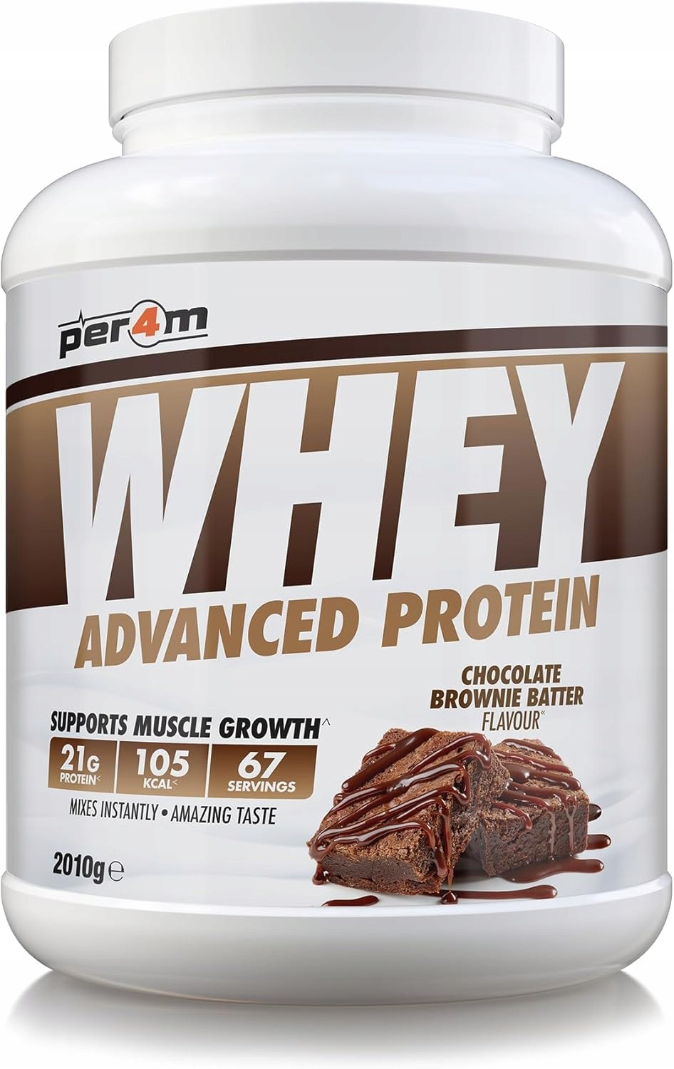 Per4M Whey Advanced Protein Chocolate Brownie Batter 2010 g protein