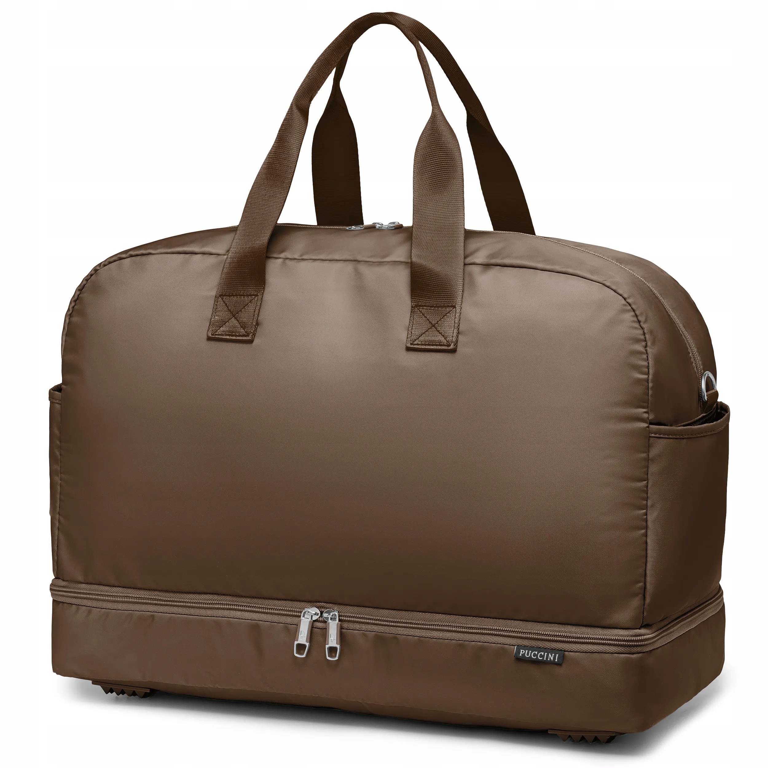 Velká tréninková sportovní taška na posilovnu Fitness Puccini Hnědá TD241-2