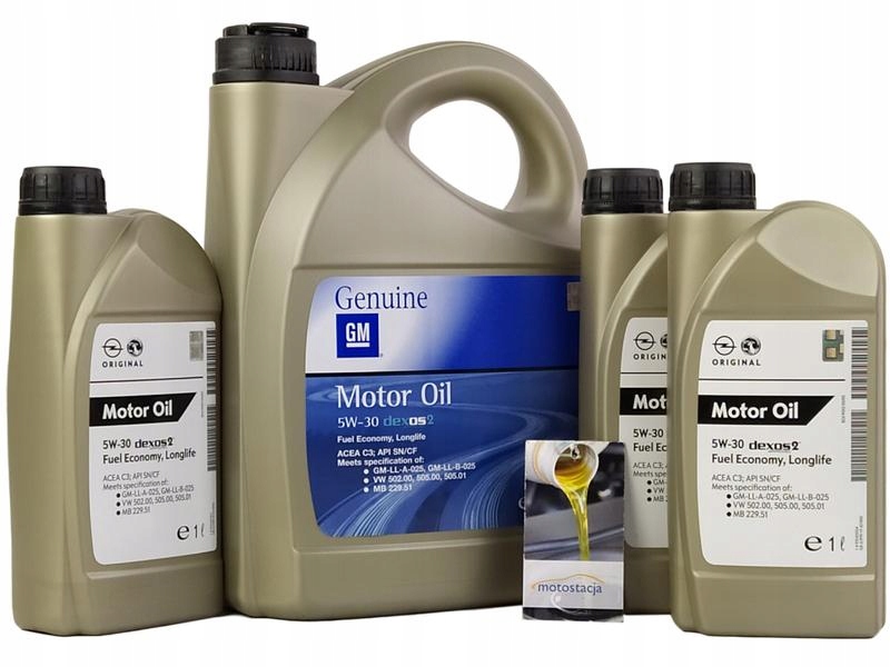 

Oe Opel Gm 5W30 DEXOS2 Sm/cf A3/B3 C3 8L