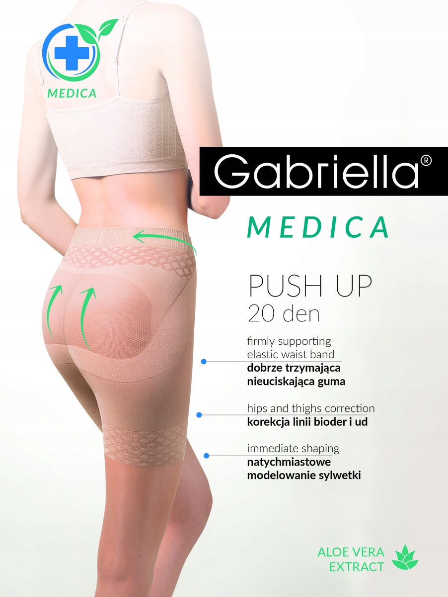 

Rajstopy Gabriella Medica Push-Up 20 den 5/XL