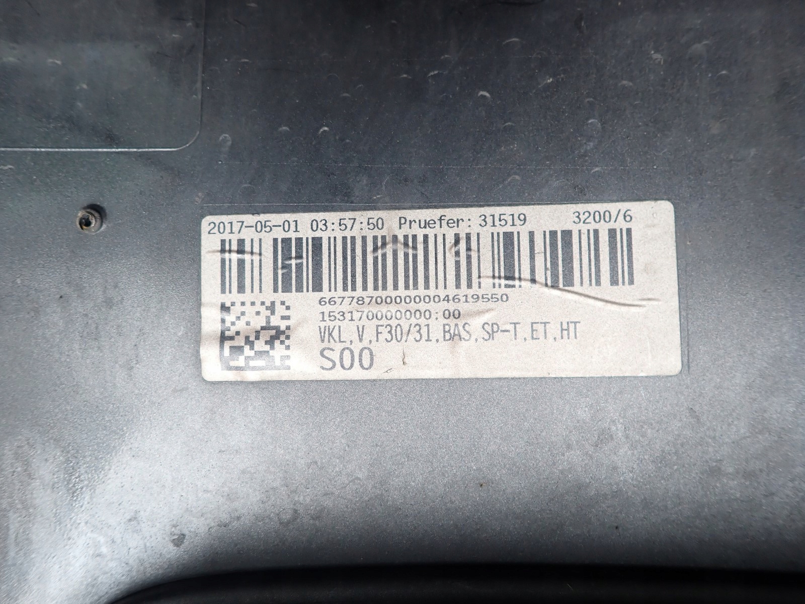 bumper front front BMW 3 III F30 F31 2012-2015R