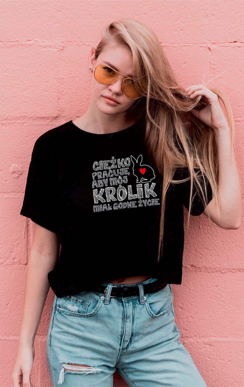 

T-shirt Koszulka Damska Królik