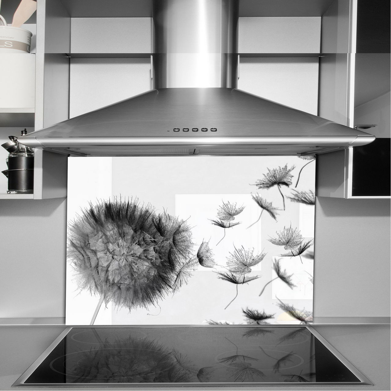 dekor szkło panel hartowany HD 90x65 dmuchawiec Marka Follow The Glass