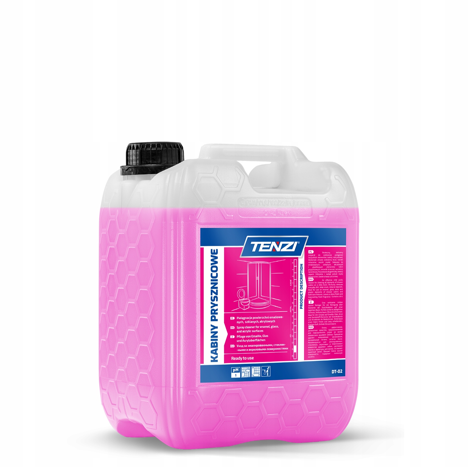 Tenzi čisticí prostředek na sprchové kouty 5L DT02/005
