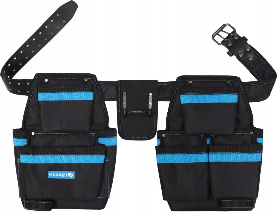 HOGERT PASEK PAS NARZĘDZIOWY MONTERSKI ROBOCZY DEKARSKI 2-KABURY SAKWY