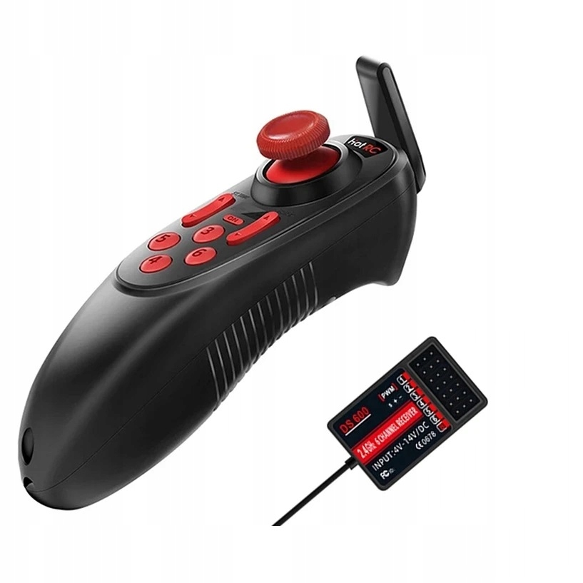 Vysílač s přijímačem Hotrc DS-600 6CH 2.4GH