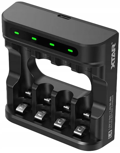 ŁADOWARKA AKUMULATORKÓW BATERII NI-MH 1,2V oraz LI-ON 1,5V AAA R3 AA R6 USB Kod producenta L4