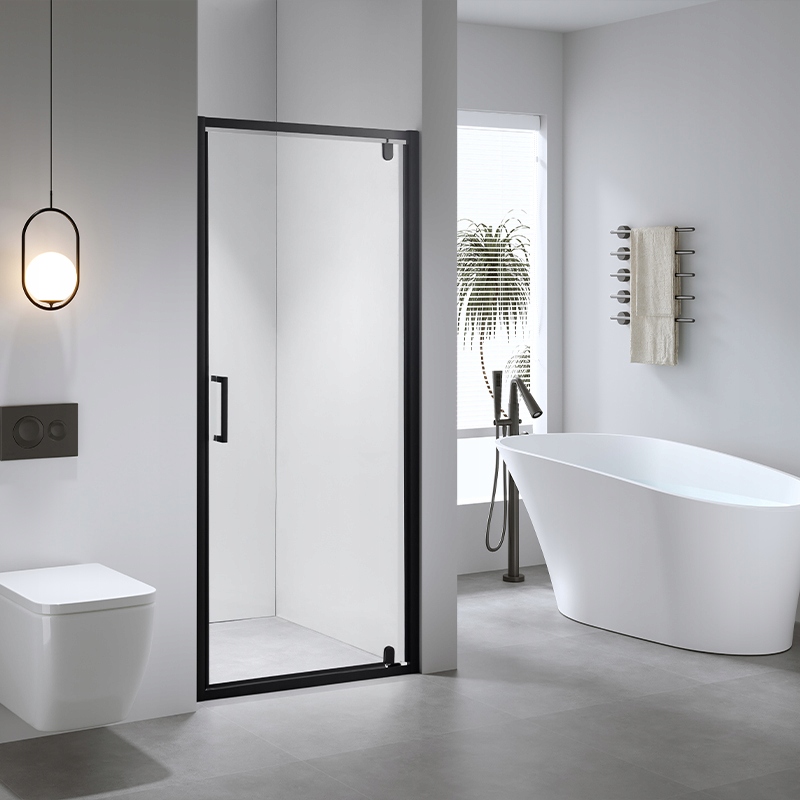 DRZWI PRYSZNICOWE ZOE CZARNE 80 CM 6 MM Marka Hydrosan