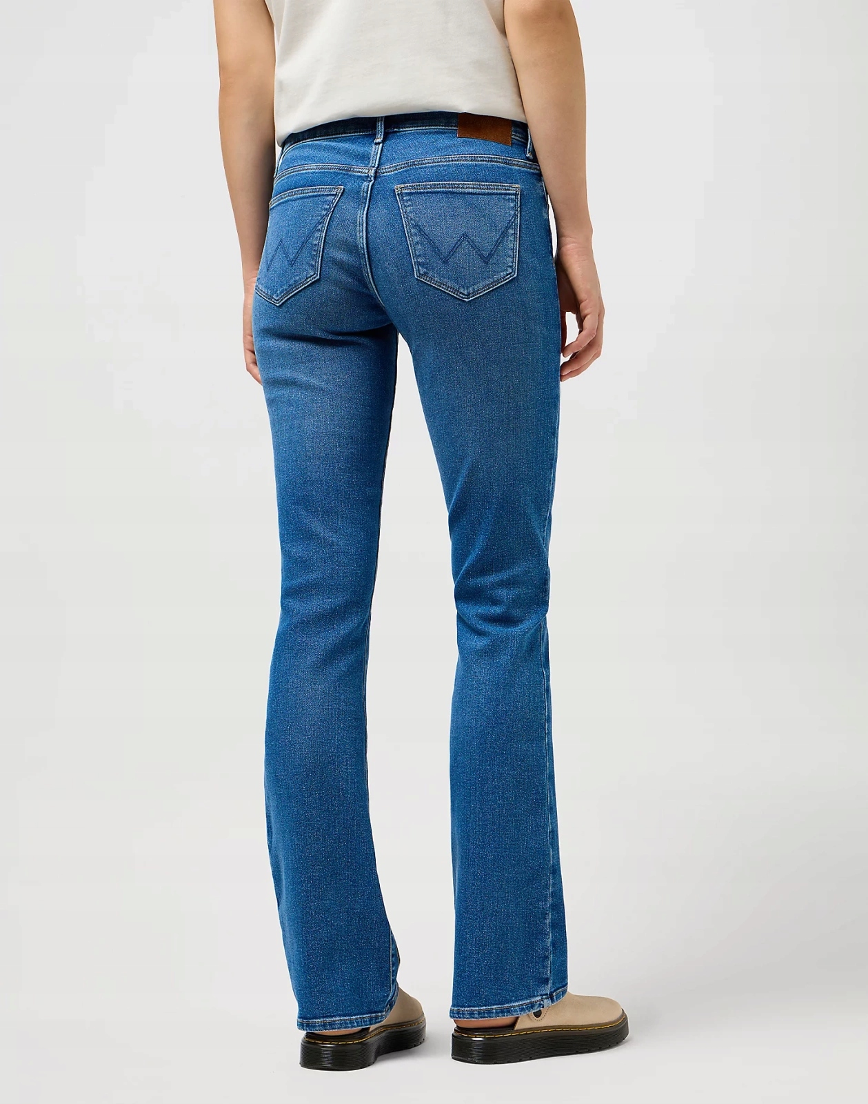 Dámské bootcut džíny Wrangler Bootcut Raven 112334275 W28B4736Y 27/32
