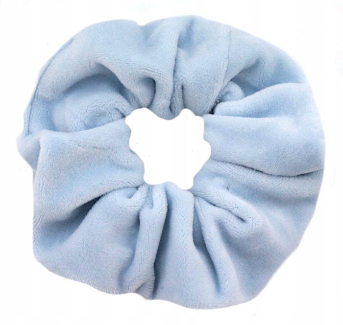 

Gumka Do Włosów Scrunchie Welurowa Baby Blue