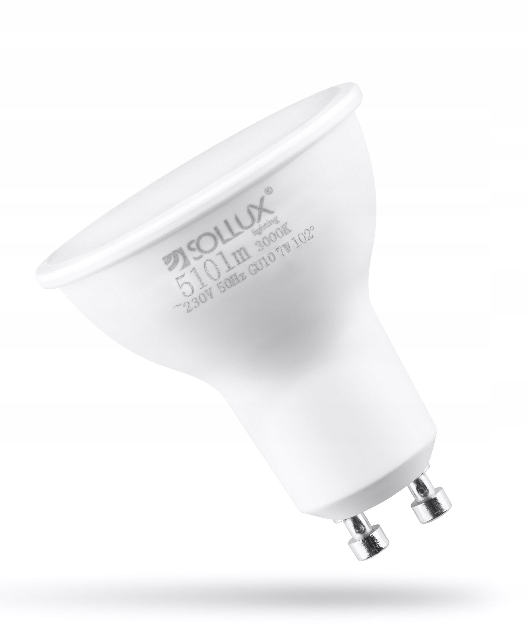

Sollux Żarówka Led GU-10 3000K Ciepła 8W 620lm