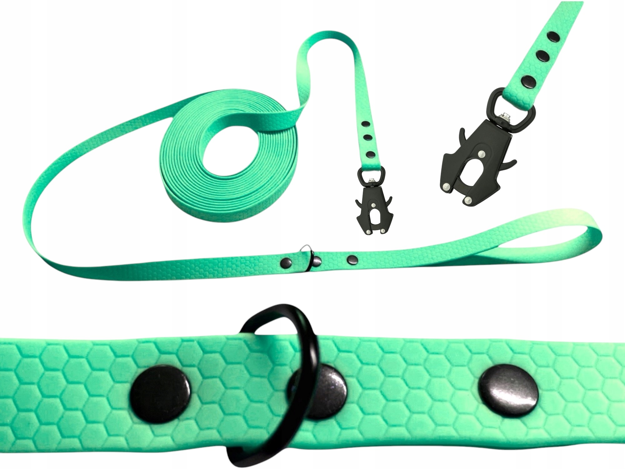 Vodítko Vodotěsné Lanko Měkká Trénink Biothane Pvc Frog Edition 15M 16MM