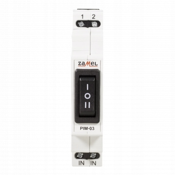 

Przełącznik instalacyjny I-0-II 230V PIM-03 Zamel