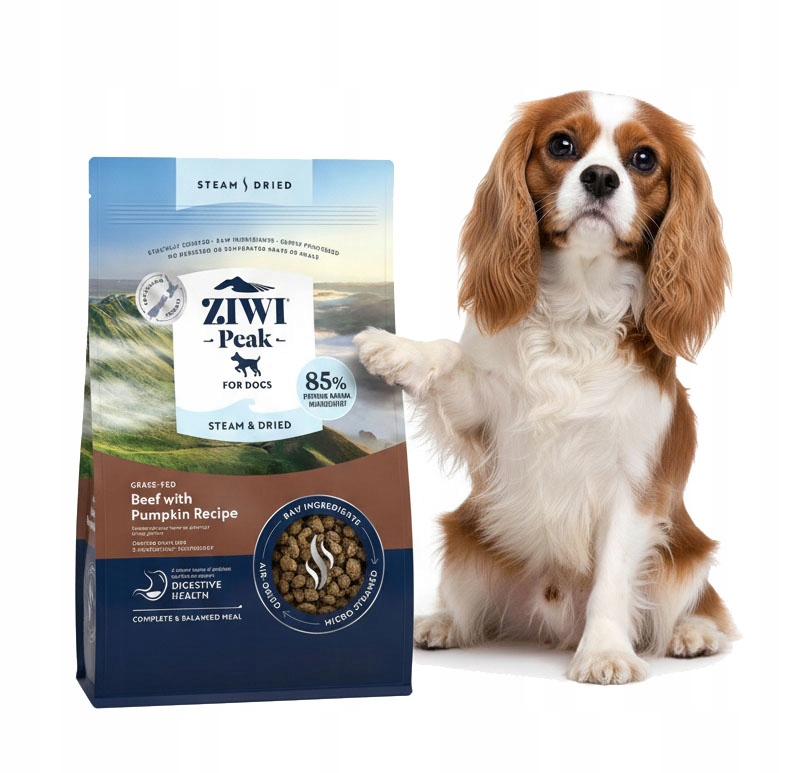 Levně Ziwi Peak Steam& Dried Hovězí S Dýní 800g Sušené Vzduchem Pro Psa