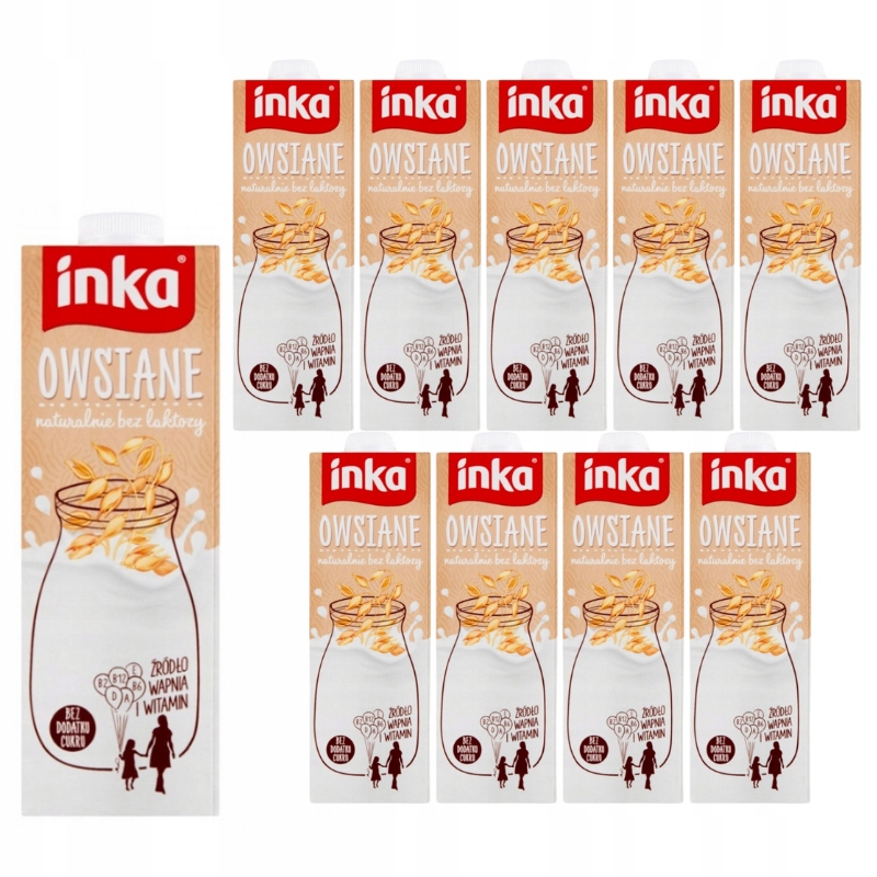 Levně Inka Ovesný nápoj Rostlinné ovesné mléko bez laktózy 1L