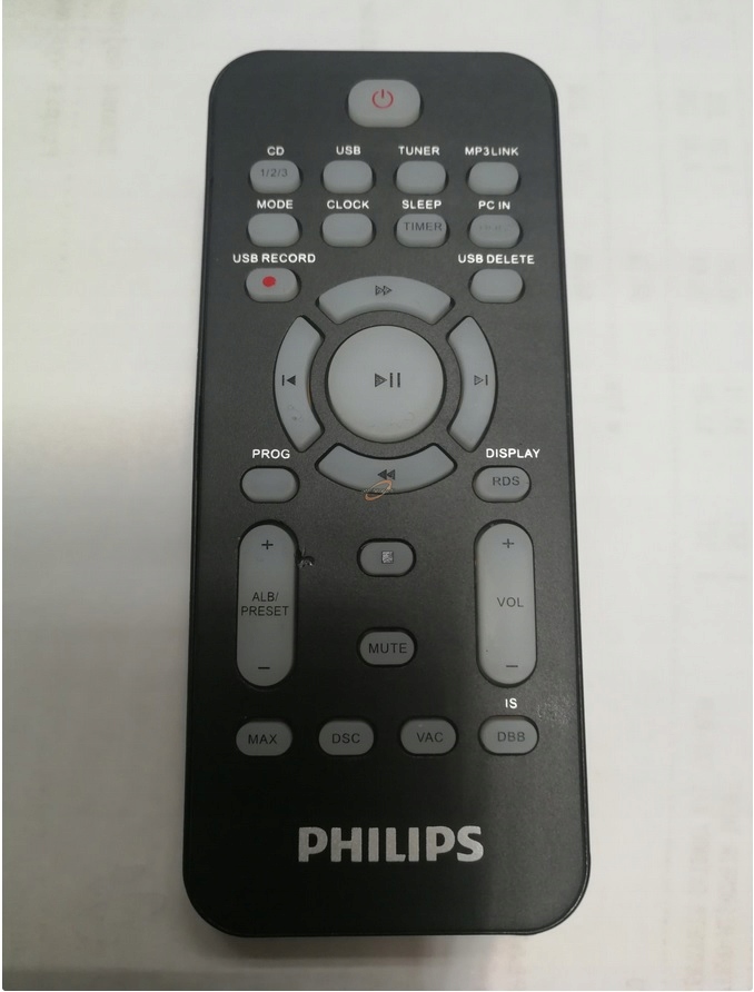 Oryginał pilot wieża Philips MCM1110/12, MCM1120/1