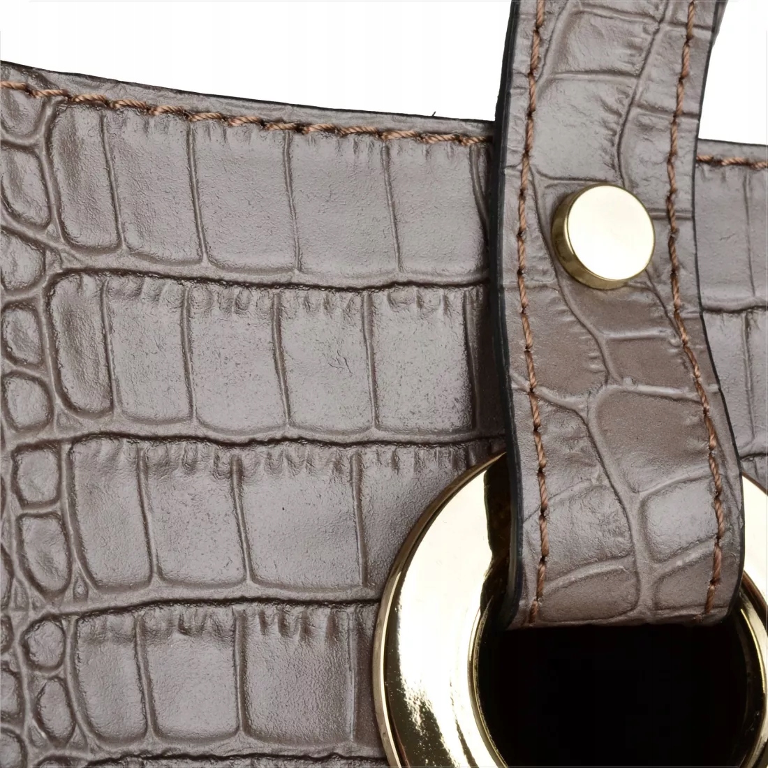 vezze Torebka shopper Skóra naturalna brązowy z Wł Model Torebka shopper