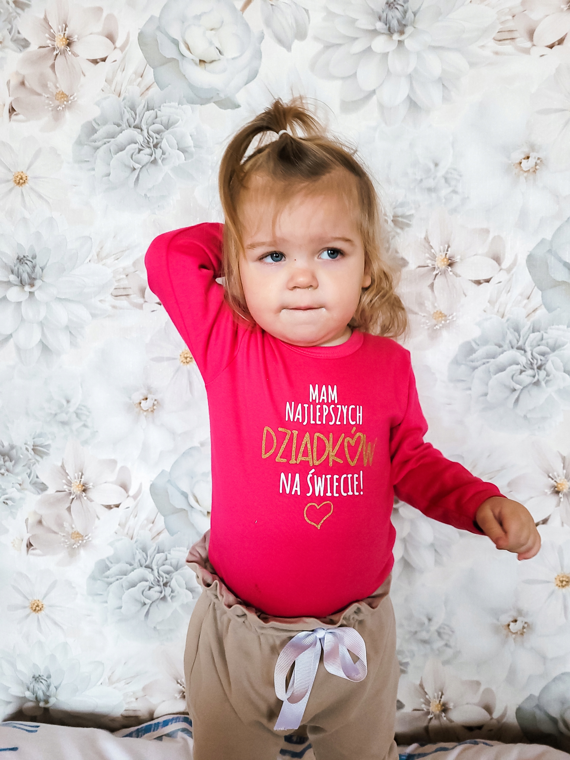 Body długi rękaw MAM NAJLEPSZYCH DZIADKÓW - 80 Marka Axima