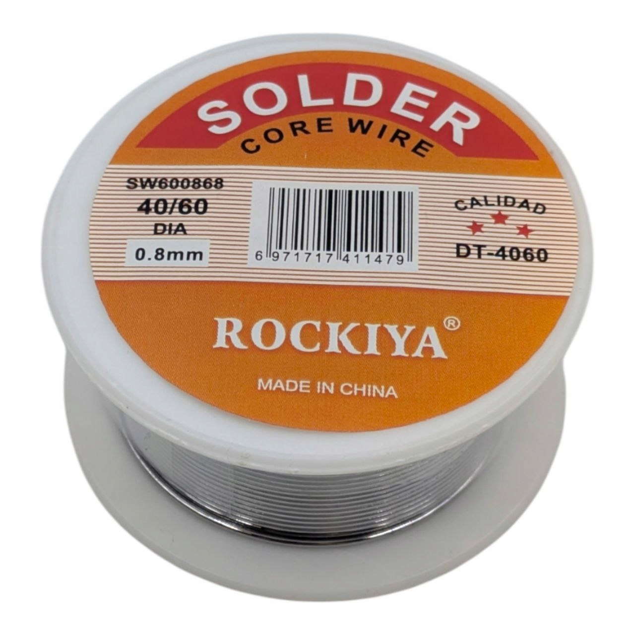CYN DRUT LUTOWNICZY 40G 0,8MM 40/60 ROCKIYA SOLDER CORE WIRE