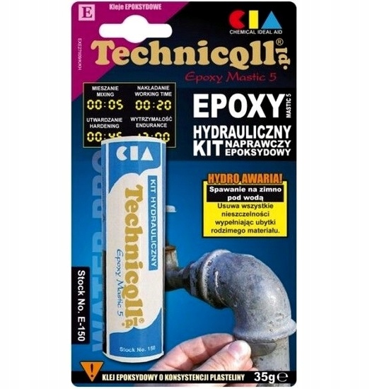 

Kit Uszczelniacz Do Rur Wody Co Klej Naprawczy 35g