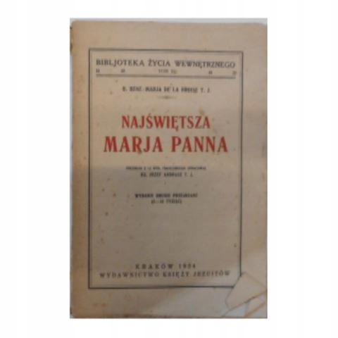 Najświętsza Maria Panna - praca zbiorowa