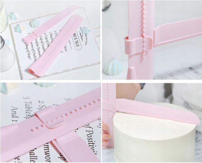 WYGŁADZACZ DO MASY CUKROWEJ TORTU PACKA KĄTOMIERZ Marka Mtsidea