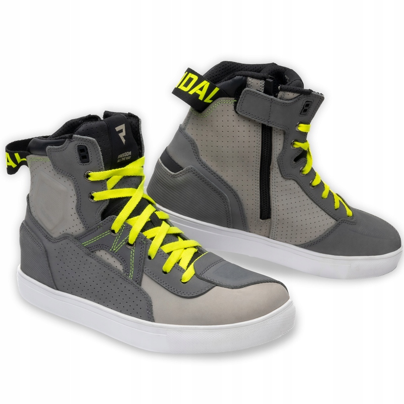 Buty Motocyklowe Miejskie Rebelhorn Vandal Mysterious Szary Fluo rozmiar 42