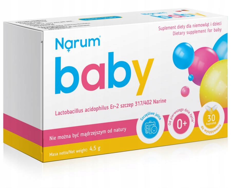 Suplement diety Vitaway Narum Baby Probiotyk 150 mg 30 kapsułek
