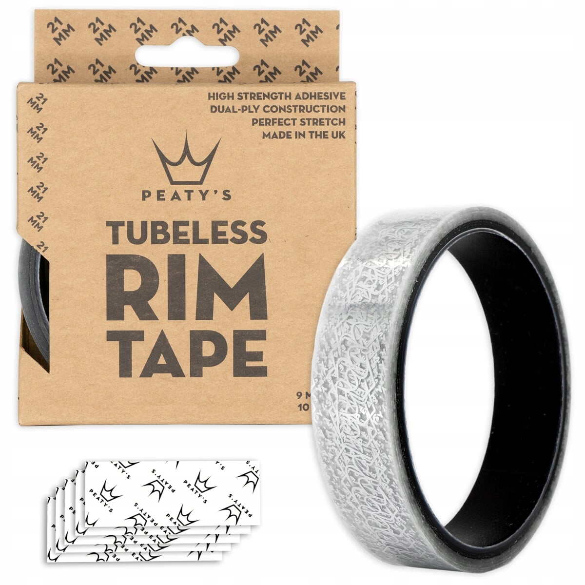 Taśma Tubeless Ready Peaty's RimJob Tr 21mm 9m