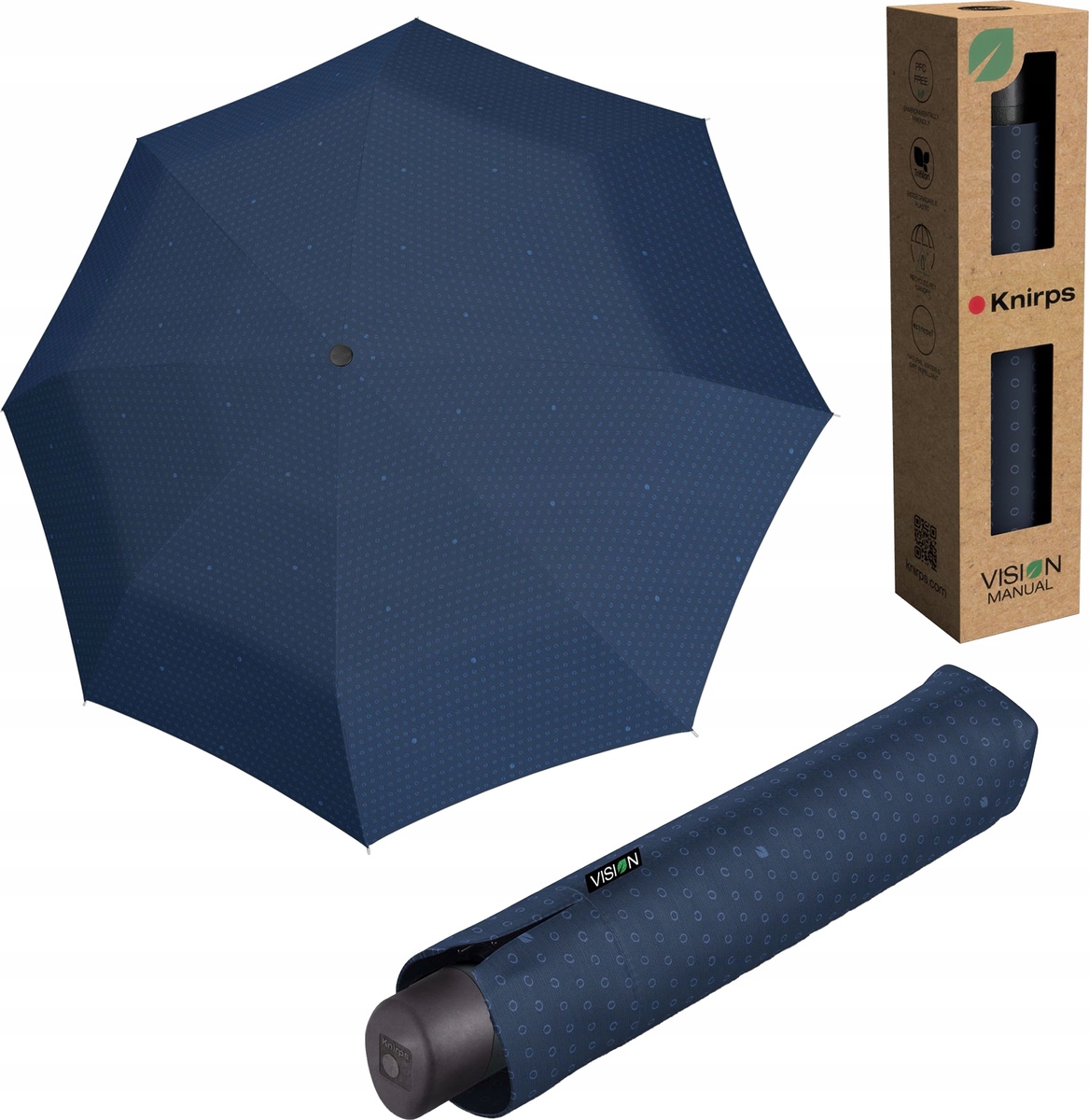 Manuální deštník Knirps Vision Duomatic Air Blue