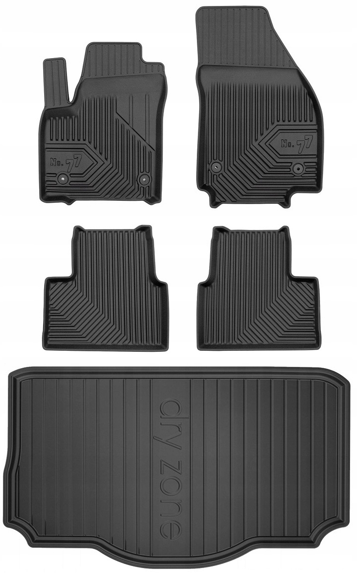 Set 77 Koberce a rohože Opel Meriva B 2010-2017 d