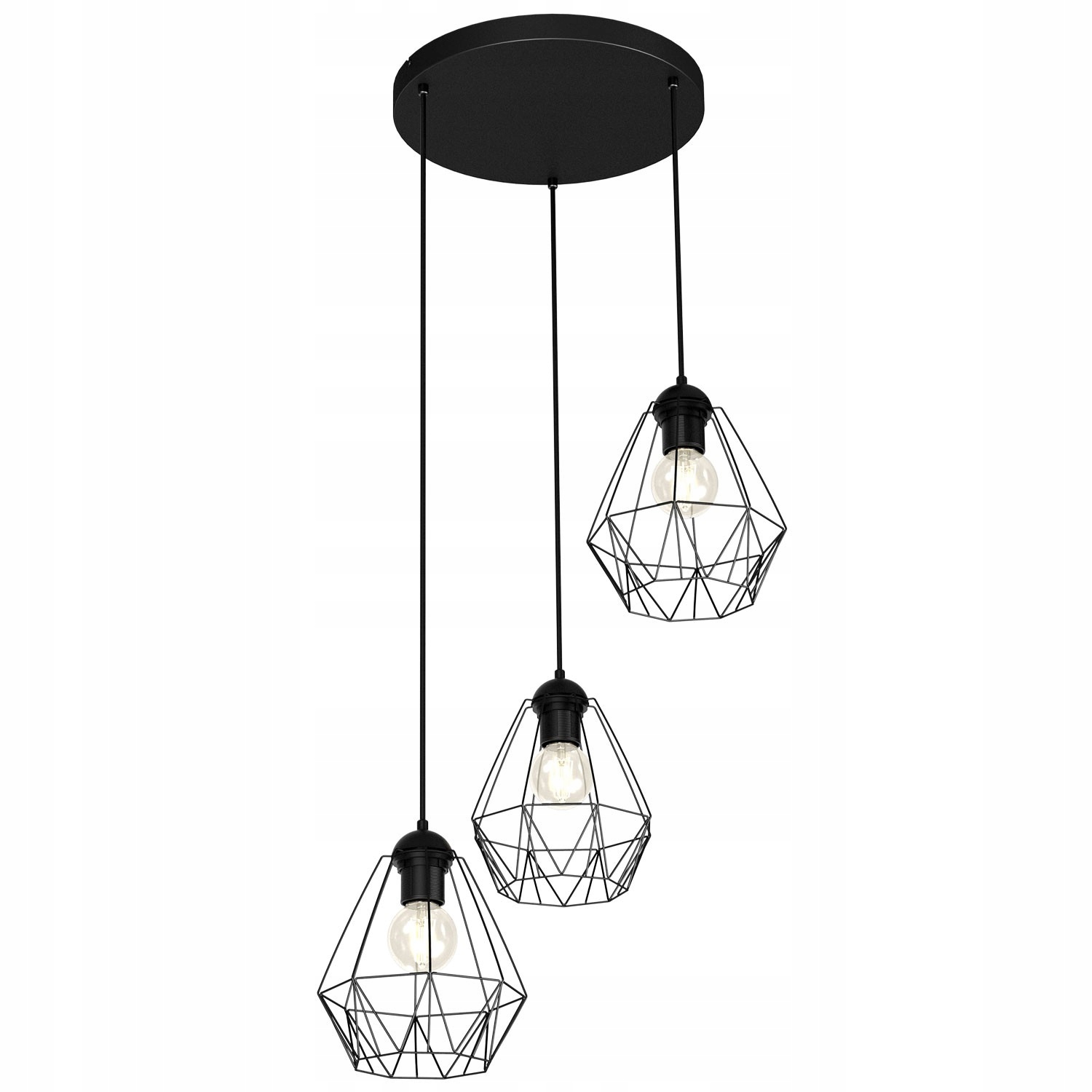 Závěsná lampa Luminex Bergen 3 světelné body E27