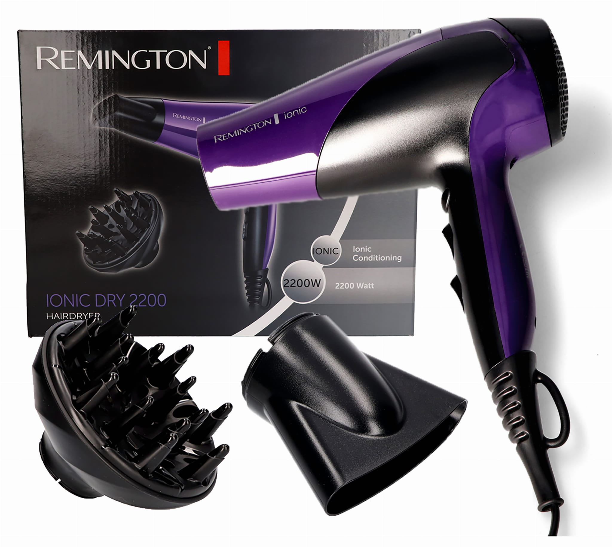 

Suszarka Do Włosów Remington D3190 Ionic Dry 2200W