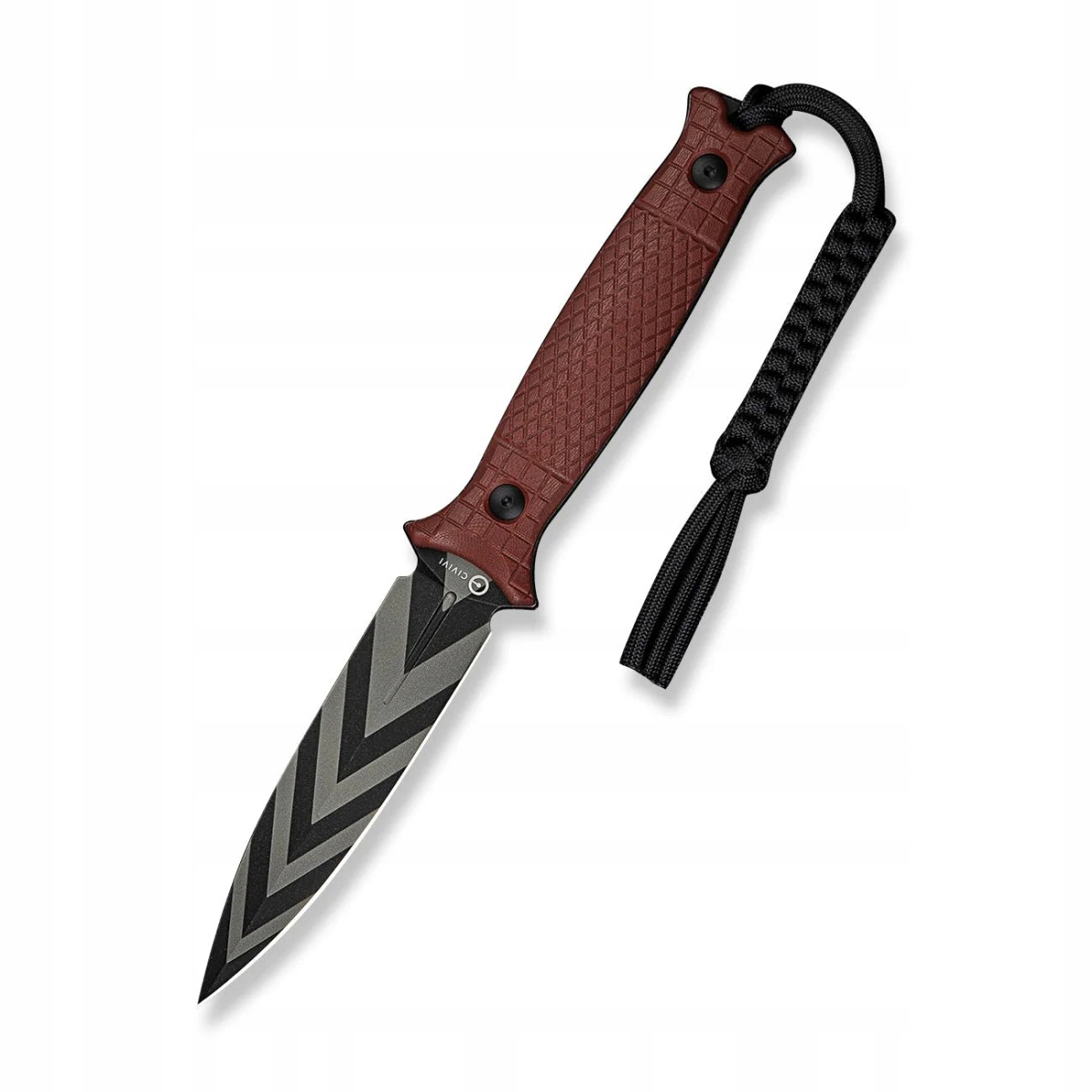 Nůž Civivi Perfrico Burgundy G10, Black/Gray Striped 14C28N (C23026-3)