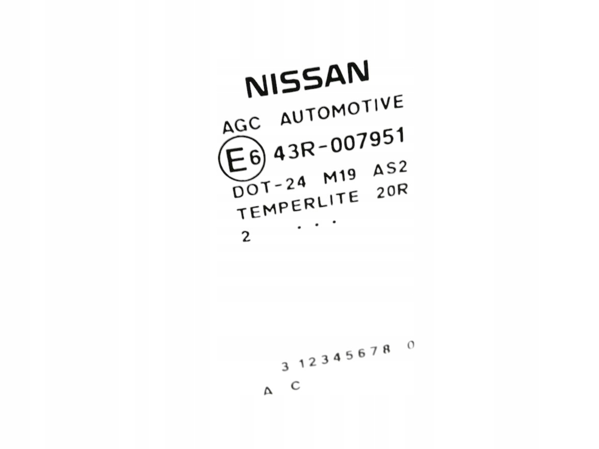 window door right front 2012 ROK 5D SUV Nissan Juke and (2010- )
