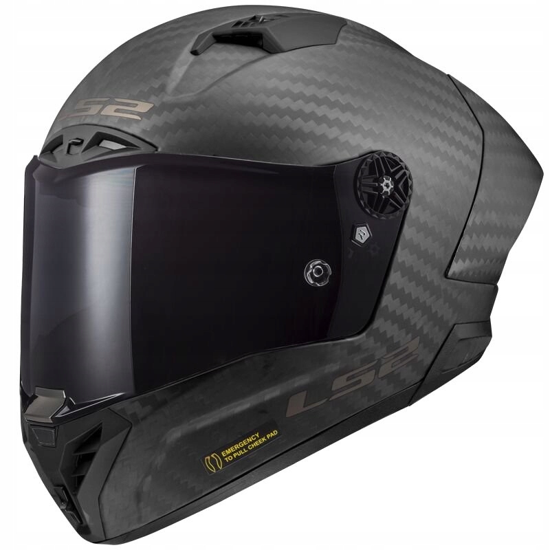 LS2 FF805 Thunder C Gp Fim Matt Carbon ľahká športová prilba z karbónu L