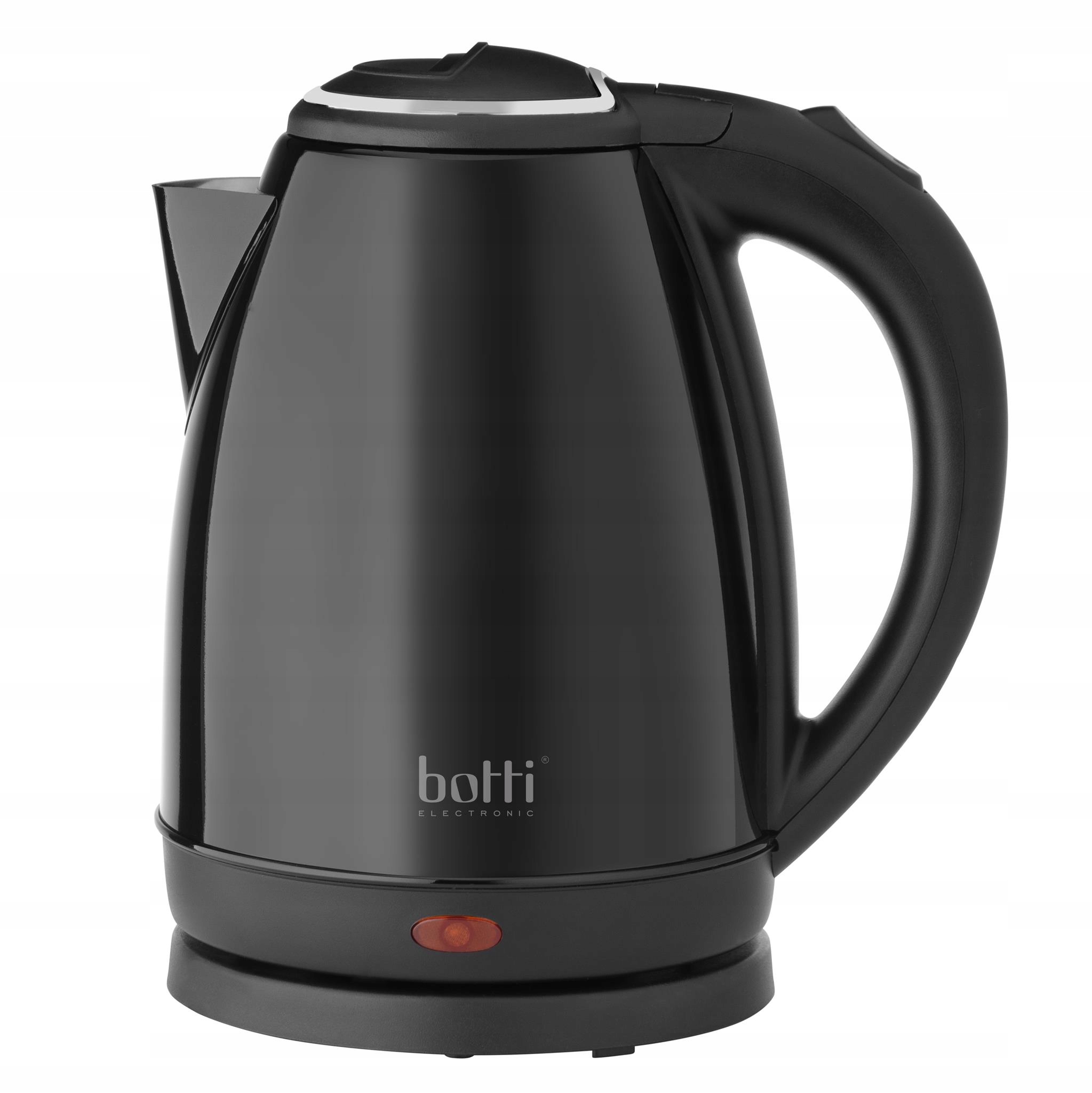 Czajnik Elektryczny Botti Victor 1,7L Stal Inox 1800W Czarny Połysk