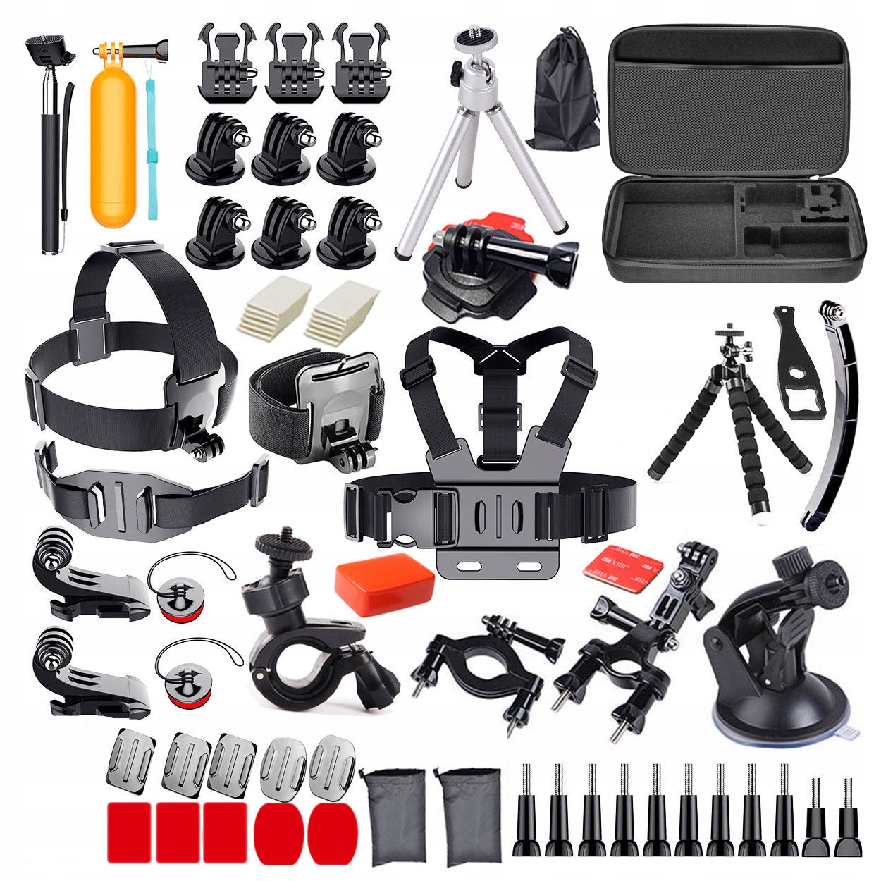 Sada Příslušenství XL 120EL Pro GoPro Hero 11 10 9 Black Držák Stativu Popruhy