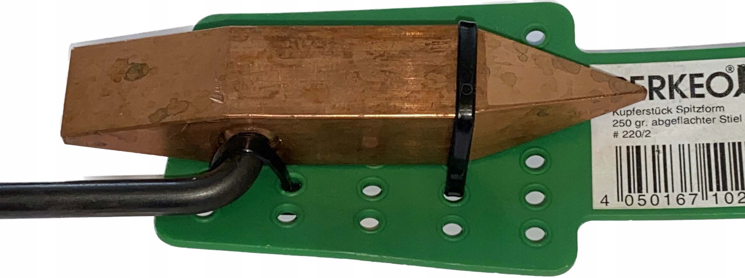 Hrot pro páječku, měděný, špičatý tvar 250 g Perkeo 220/2