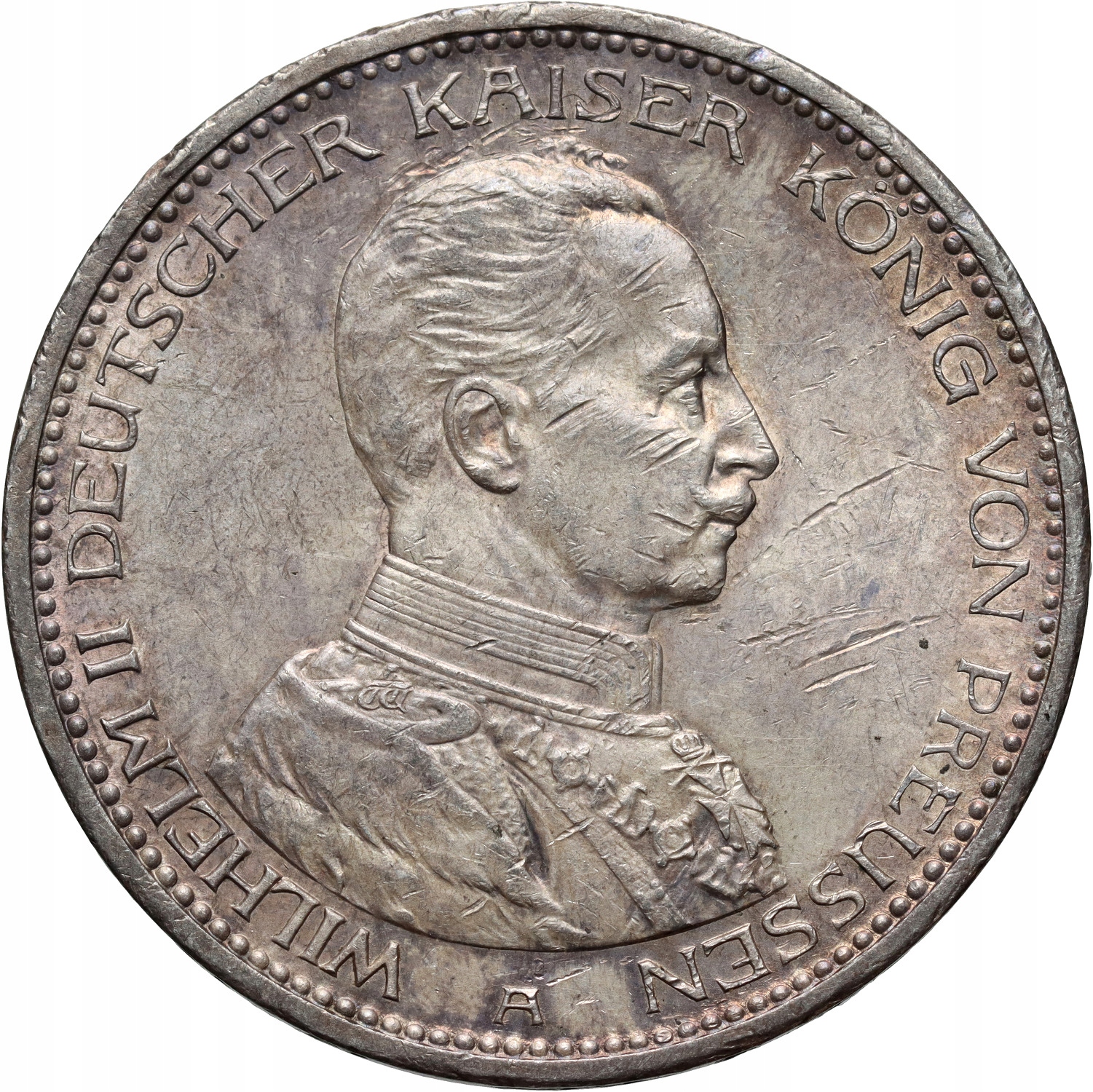 Niemcy, Prusy, Wilhelm II, 5 marek 1914 A, Uniform