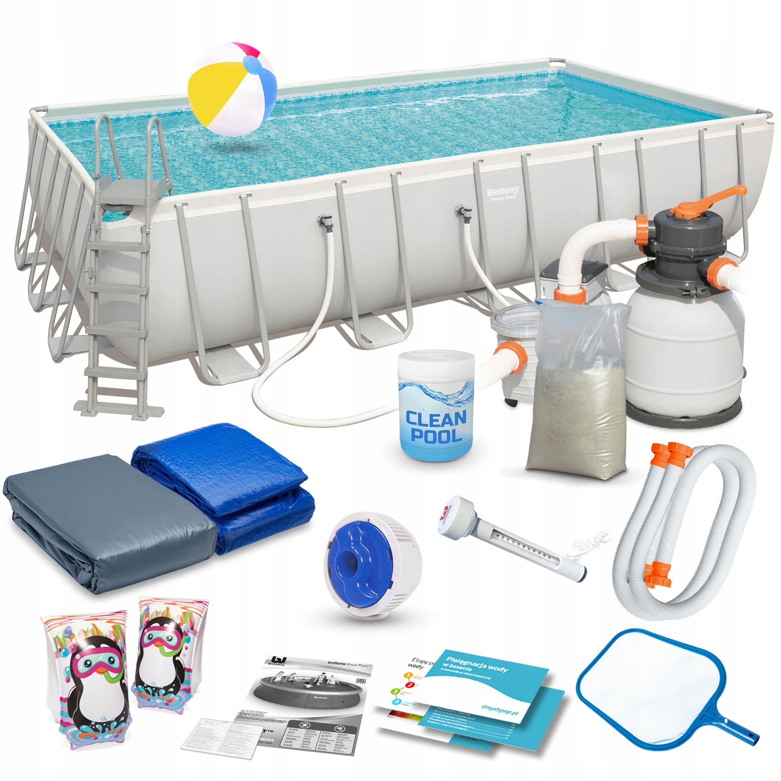 

Basen Ogrodowy Stelażowy 640x274x132 Bestway 17w1