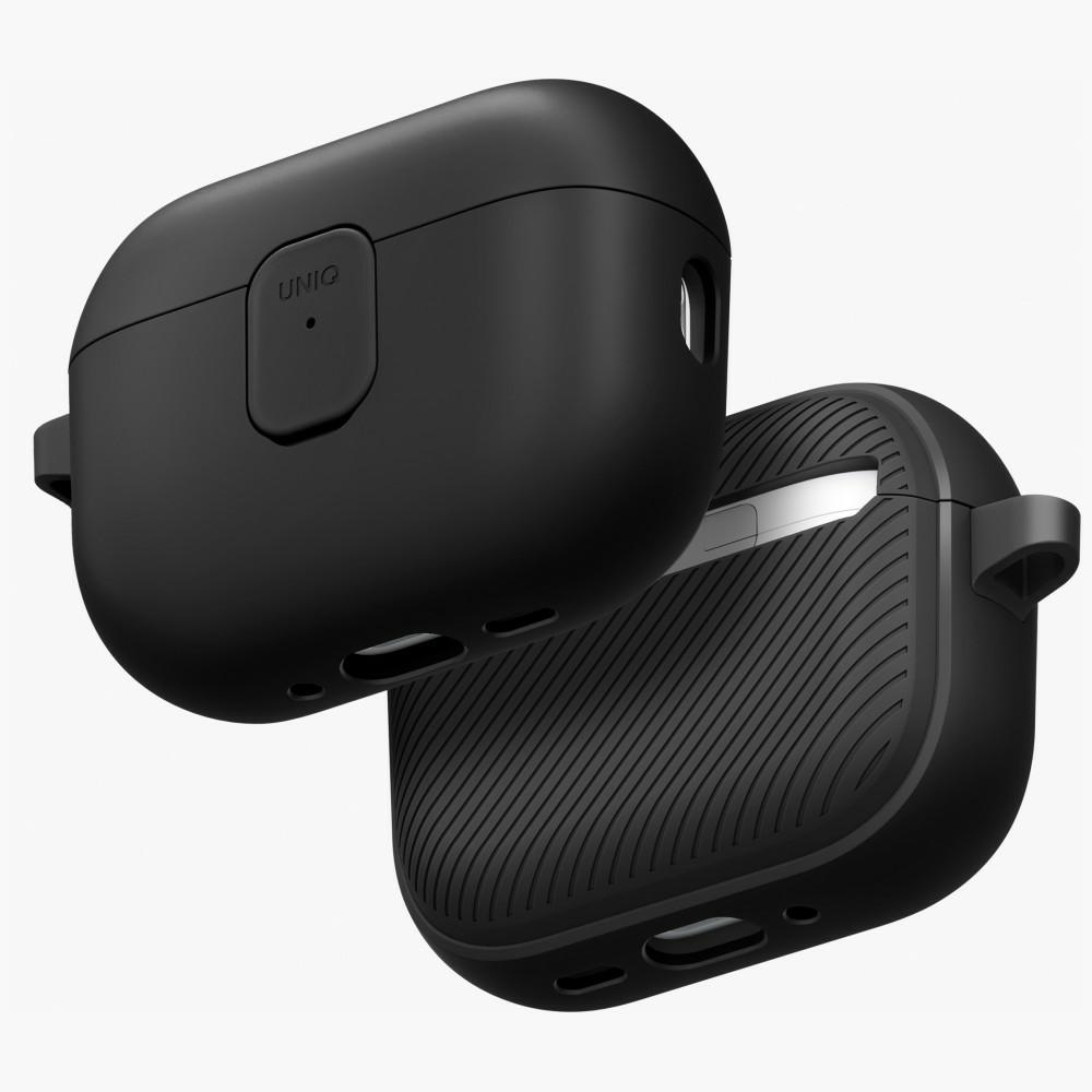 Pouzdro Uniq Clyde pro AirPods Pro 3. generace, černo šedé