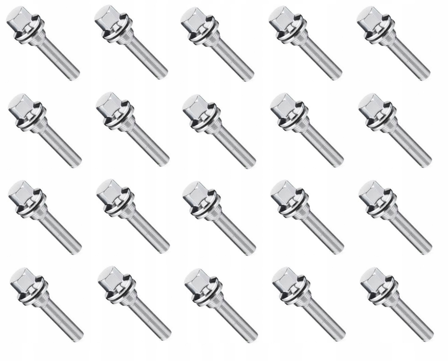 Šroub 12x1,25x51 pod vzdálenost 15 mm podložka 20 Ks