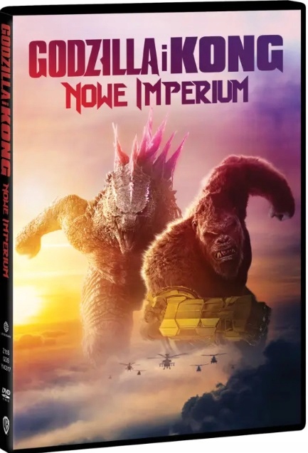 GODZILLA a KONG NOVÁ RÍŠA - DVD Poľský Dubbing NOVINKA 2024 FOLIA